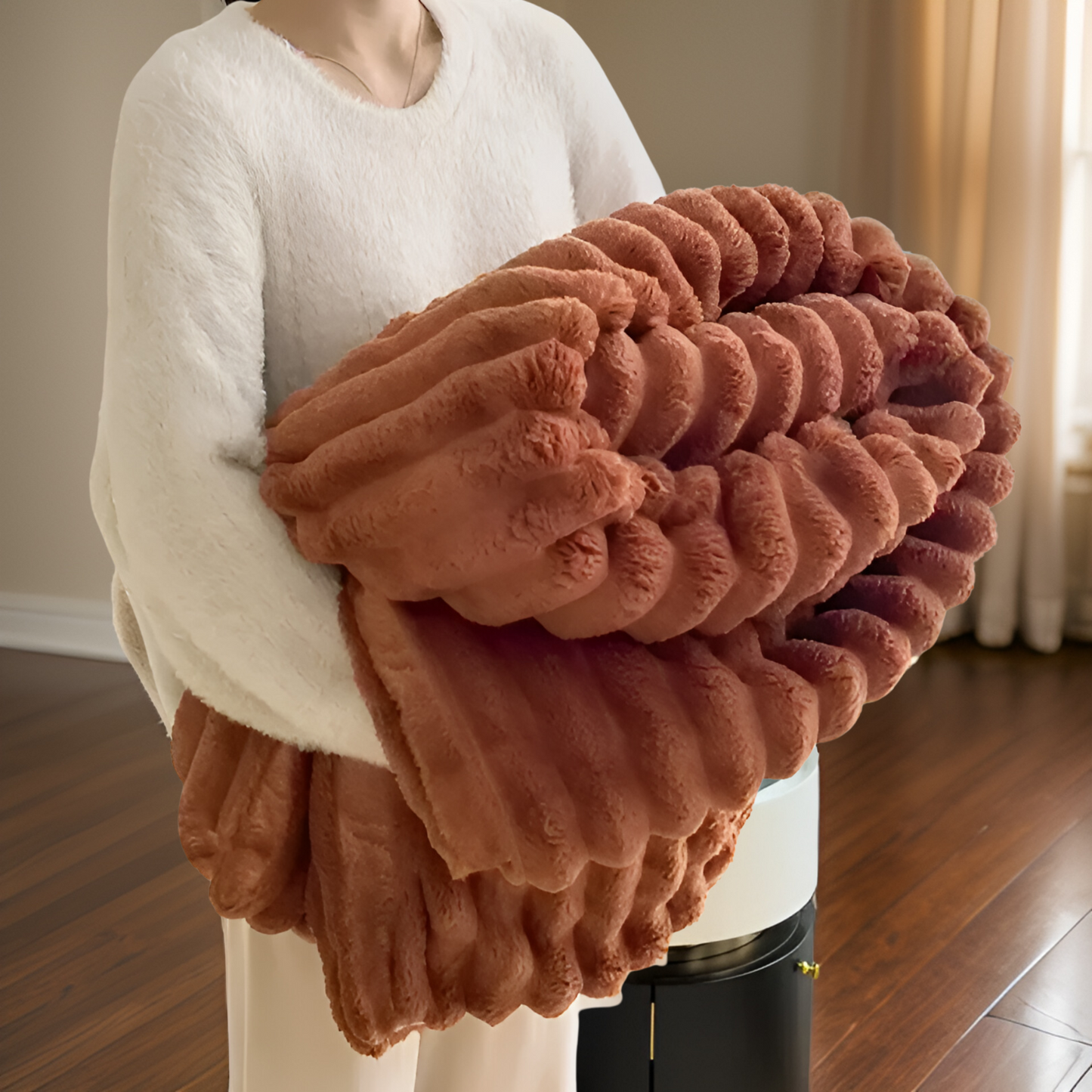 Zyra – Weiche Fleecedecke für Sofa & entspannte Wohlfühlmomente