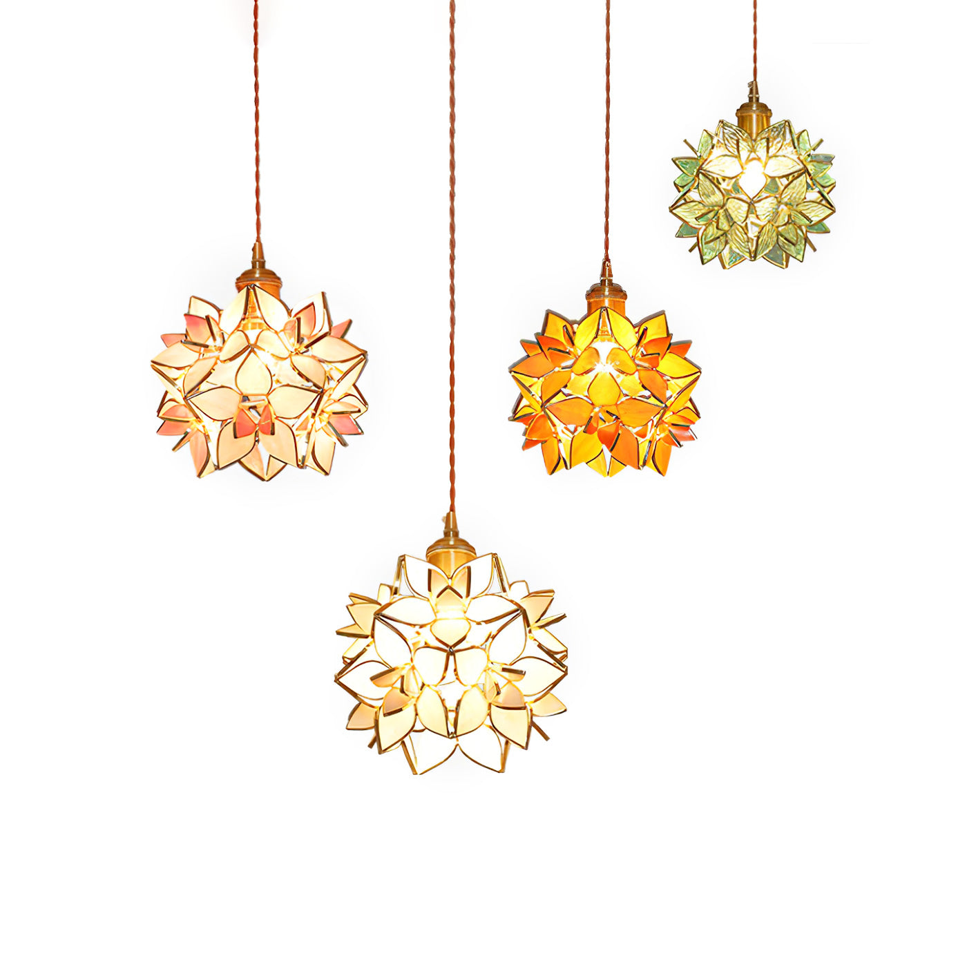 Capiz – Glas-Pendelleuchte
