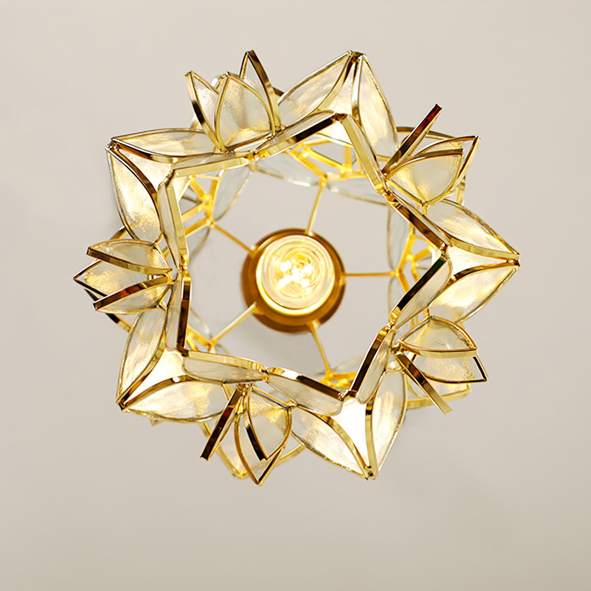 Capiz – Glas-Pendelleuchte