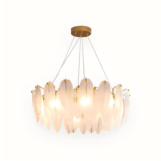 Livia – Postmoderne Glas-Deckenleuchte