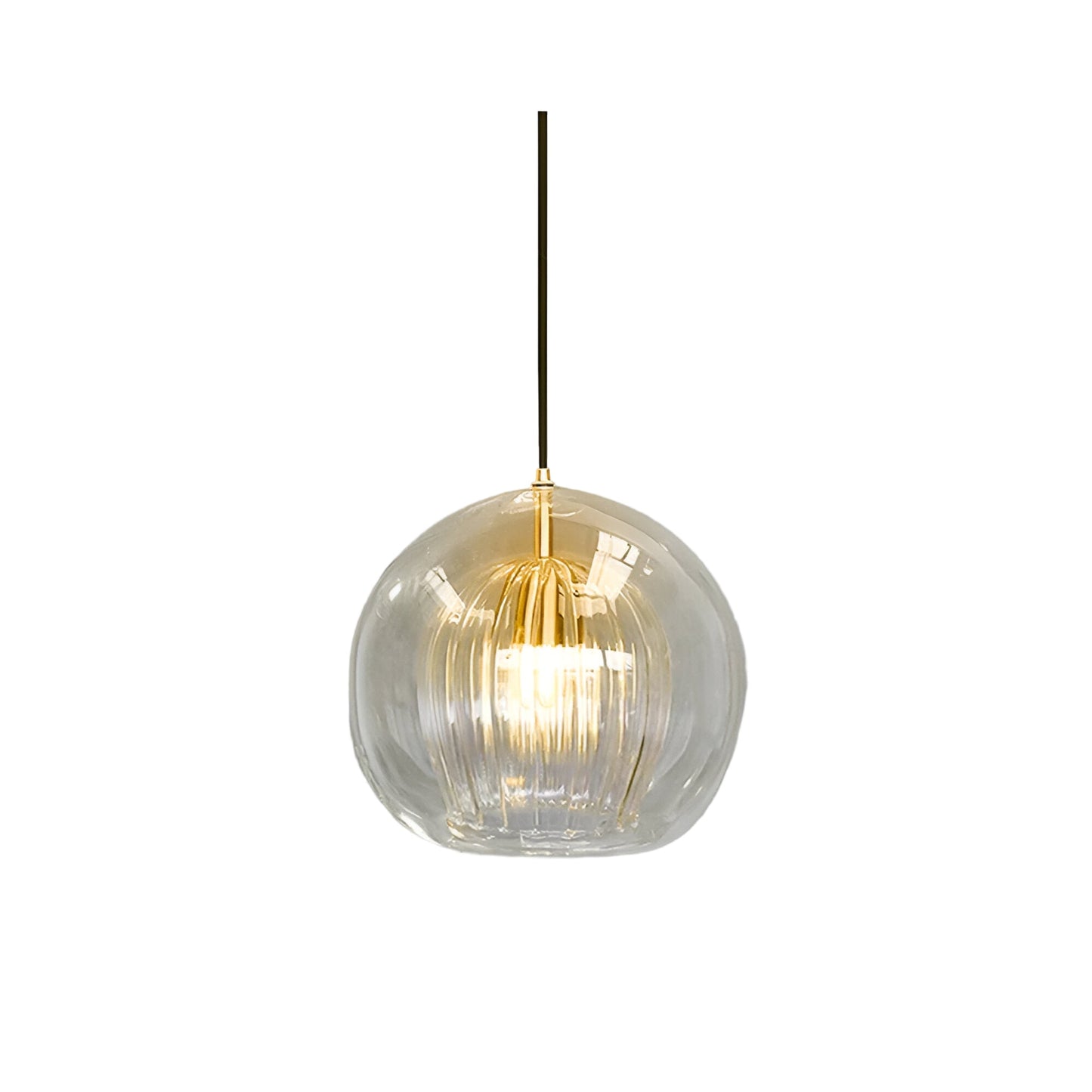 Pia – Schlichte Glas-Pendelleuchte