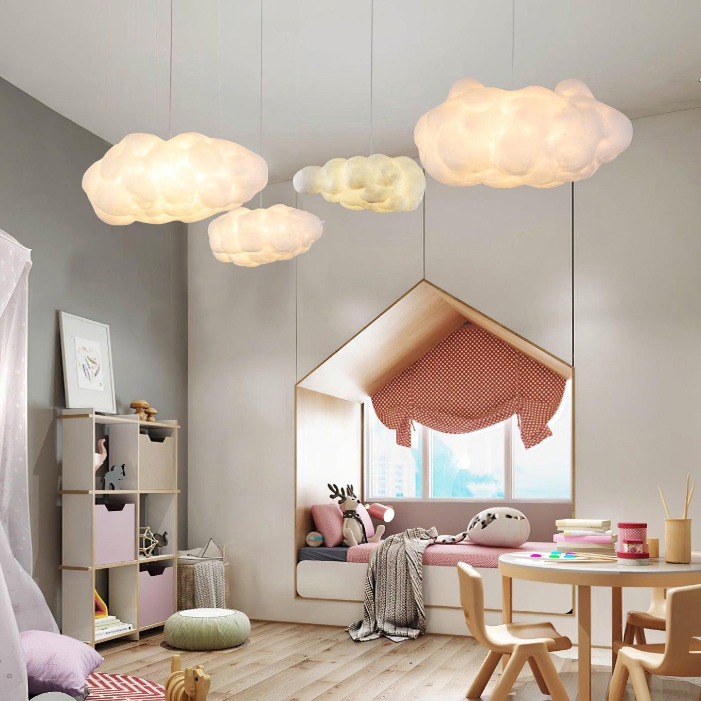 Miyu – Schwebende Wolkenlampe