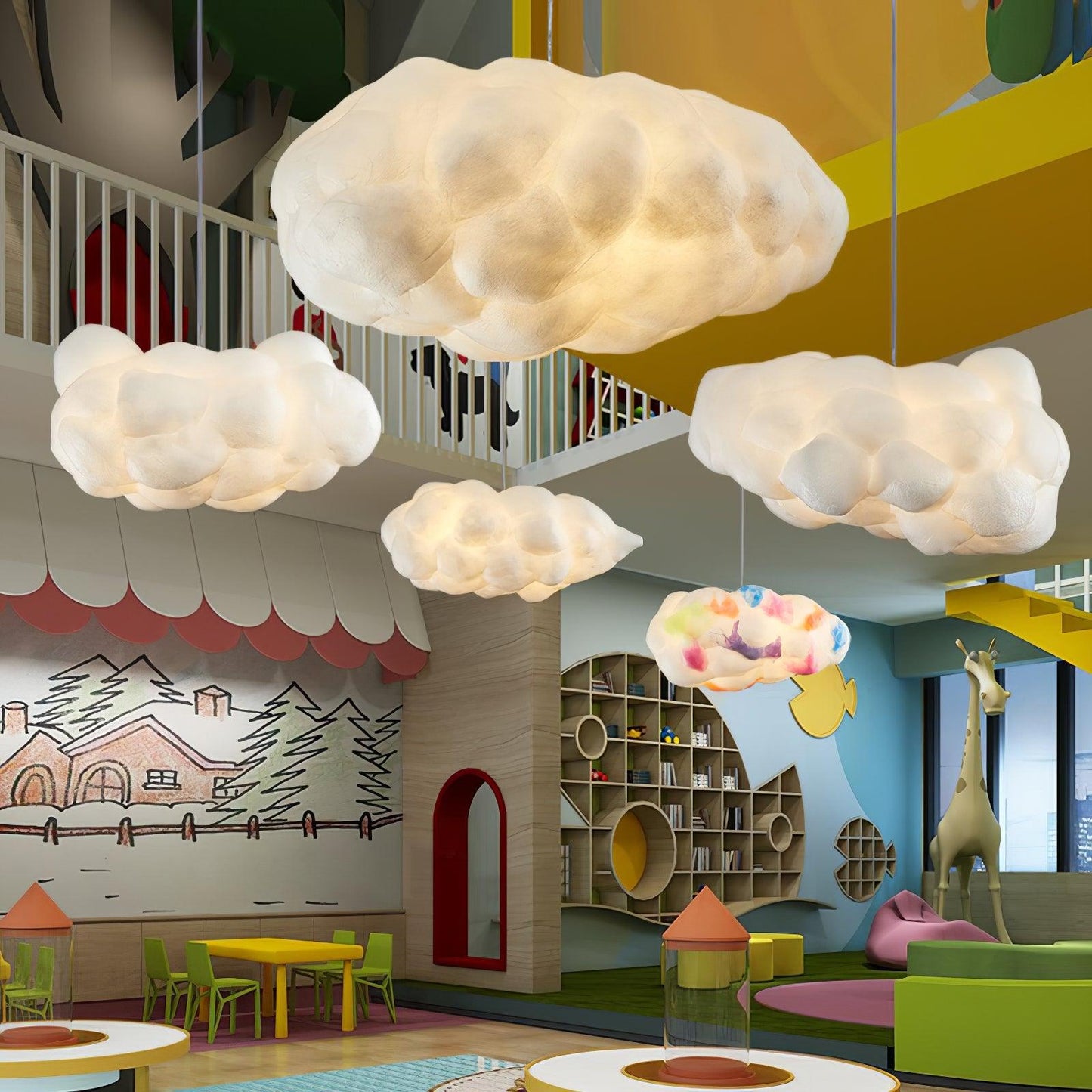 Miyu – Schwebende Wolkenlampe