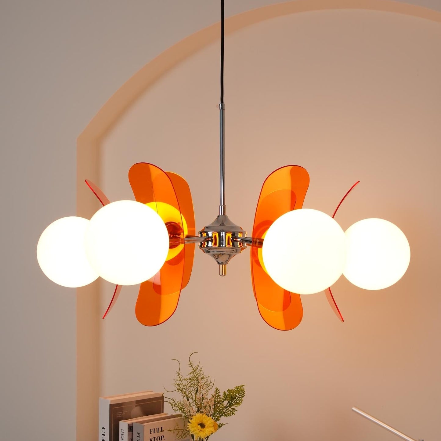 Livara – Bunter Glas-Kronleuchter