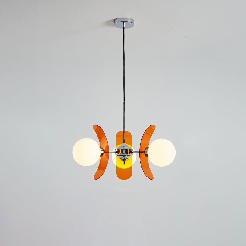 Livara – Bunter Glas-Kronleuchter