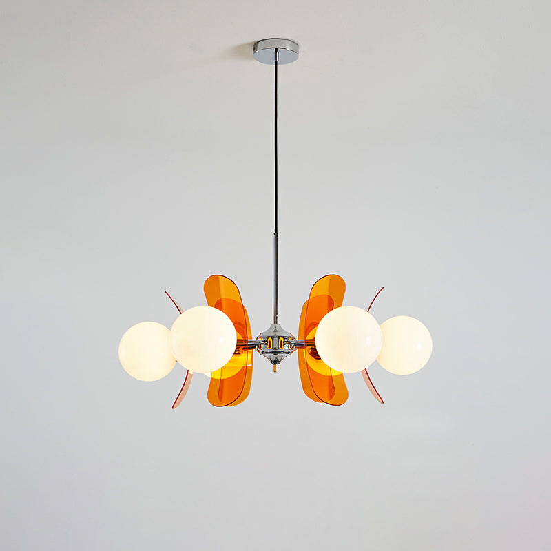 Livara – Bunter Glas-Kronleuchter