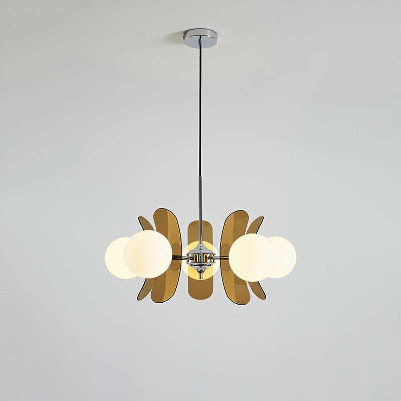 Livara – Bunter Glas-Kronleuchter