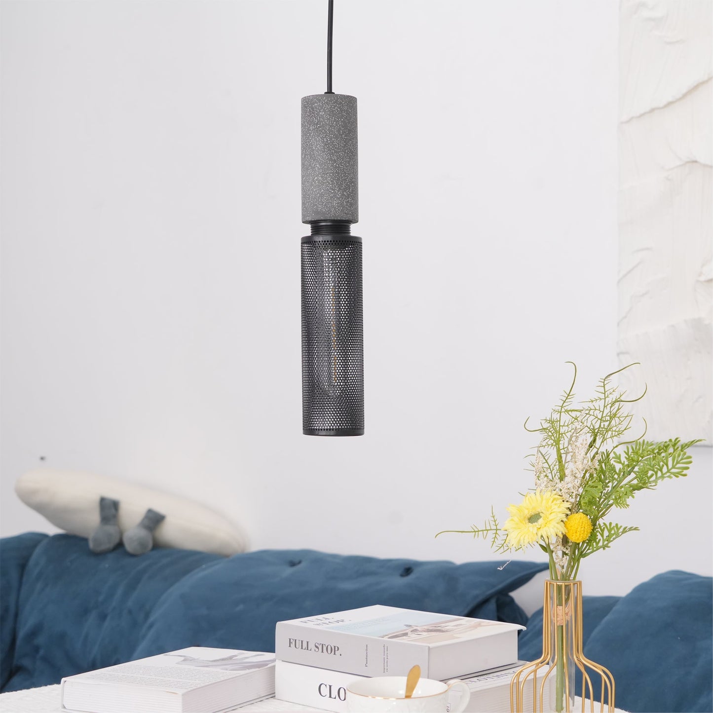 Owen – Industrielle Beton-Pendelleuchte