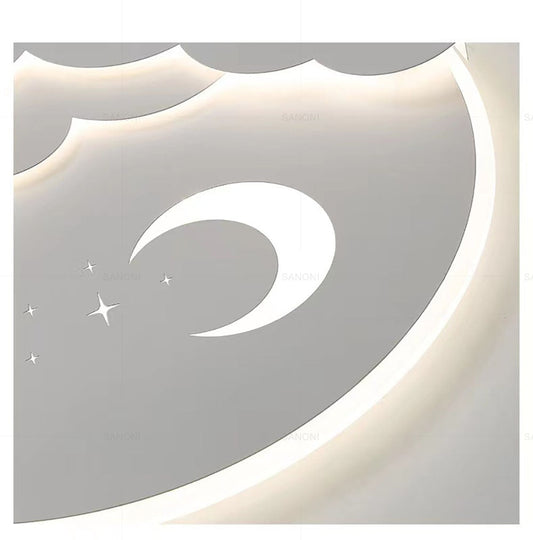 Atmosphäre Mond Sterne Wandleuchte