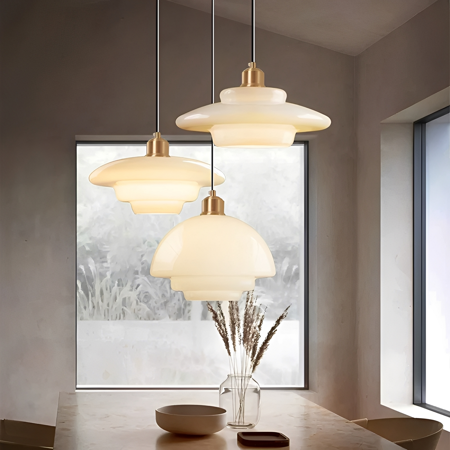 Kara – Moderner Minimalistischer Glas-Kronleuchter