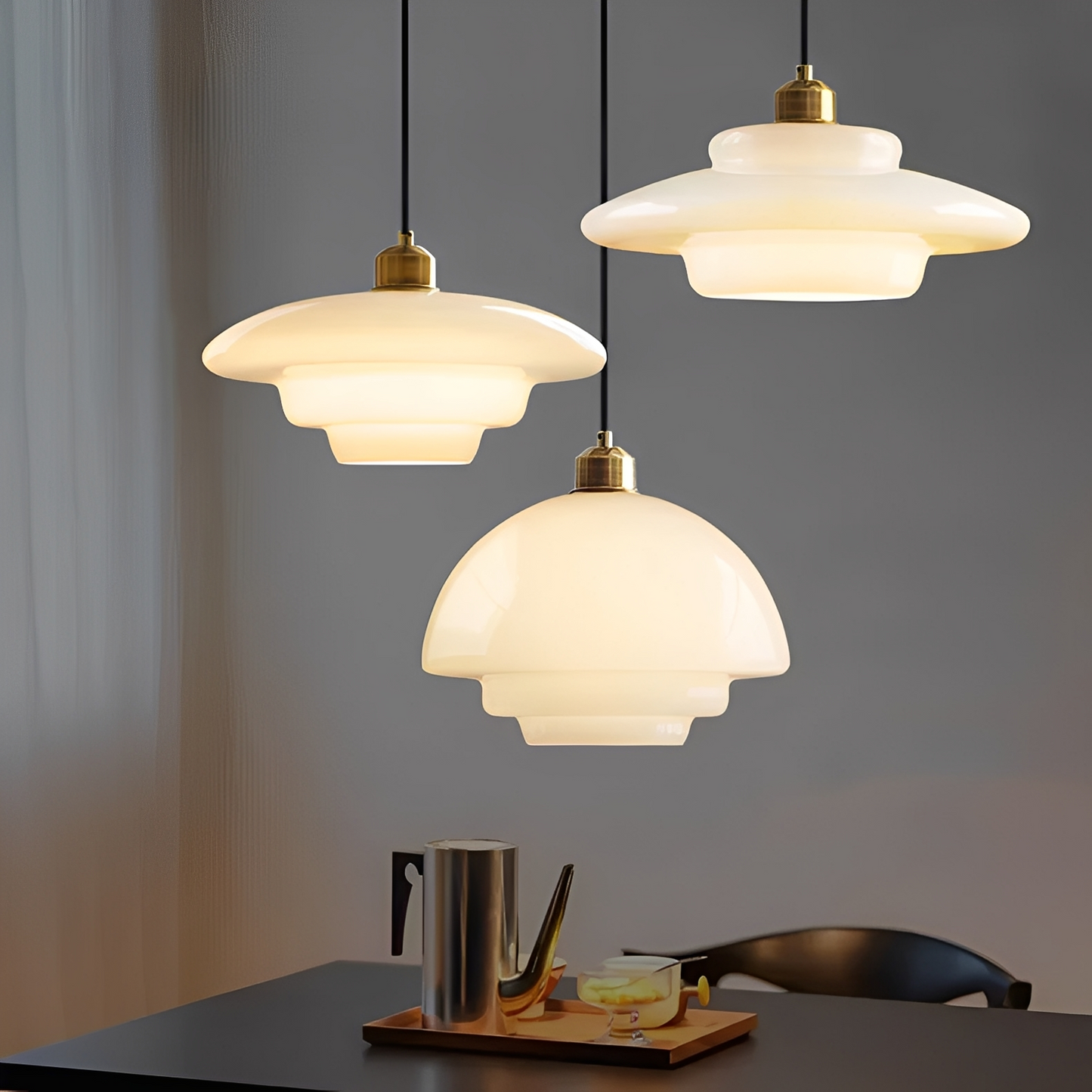 Kara – Moderner Minimalistischer Glas-Kronleuchter