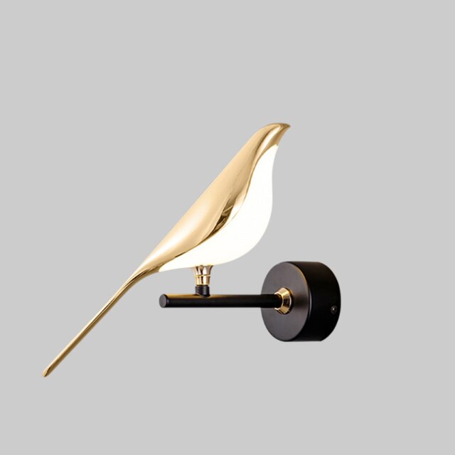 Vogelförmige Wohnzimmer-Wandlampe
