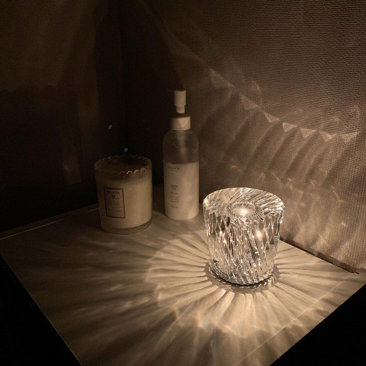 Sakura – Kristall-Diamant Tischlampe