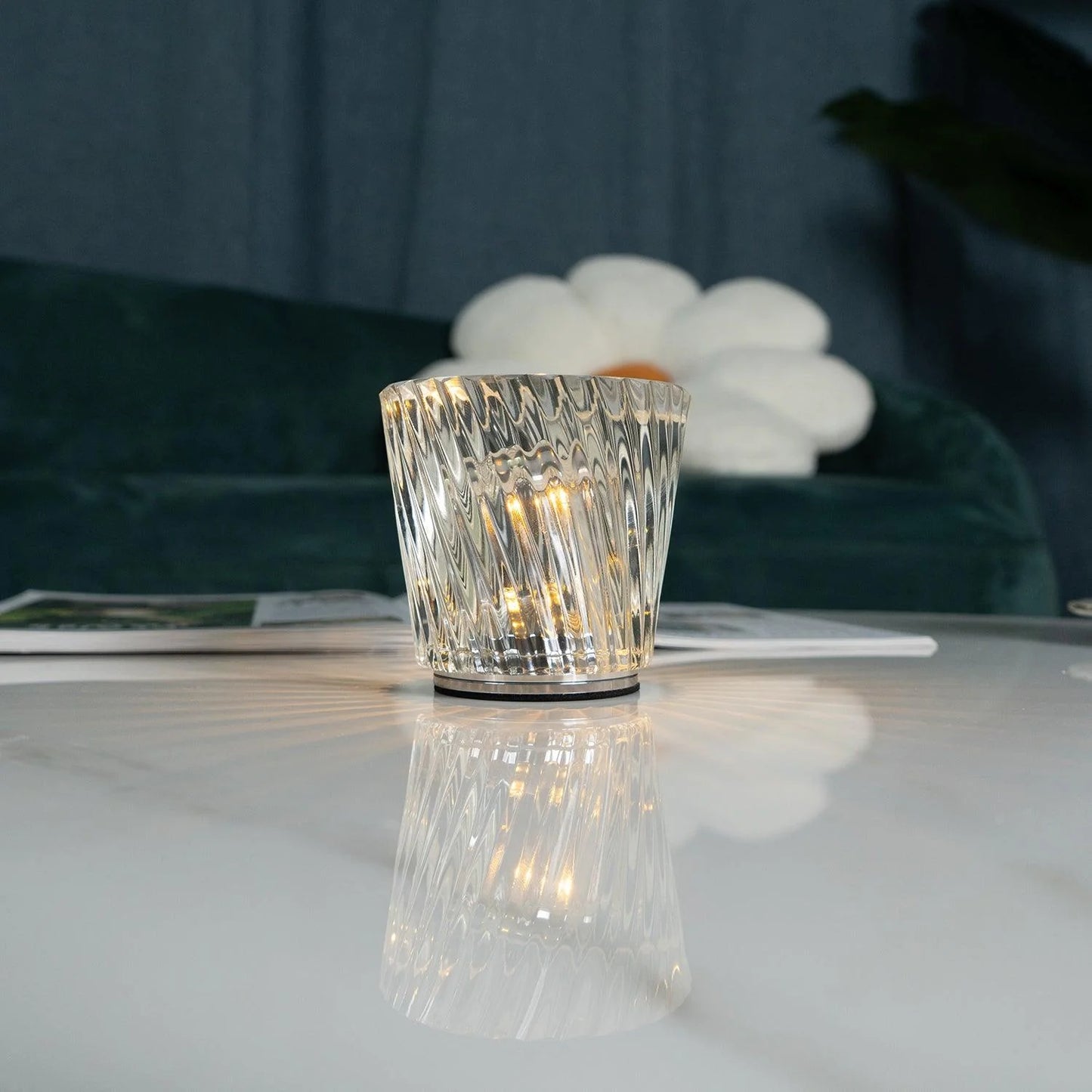 Sakura – Kristall-Diamant Tischlampe