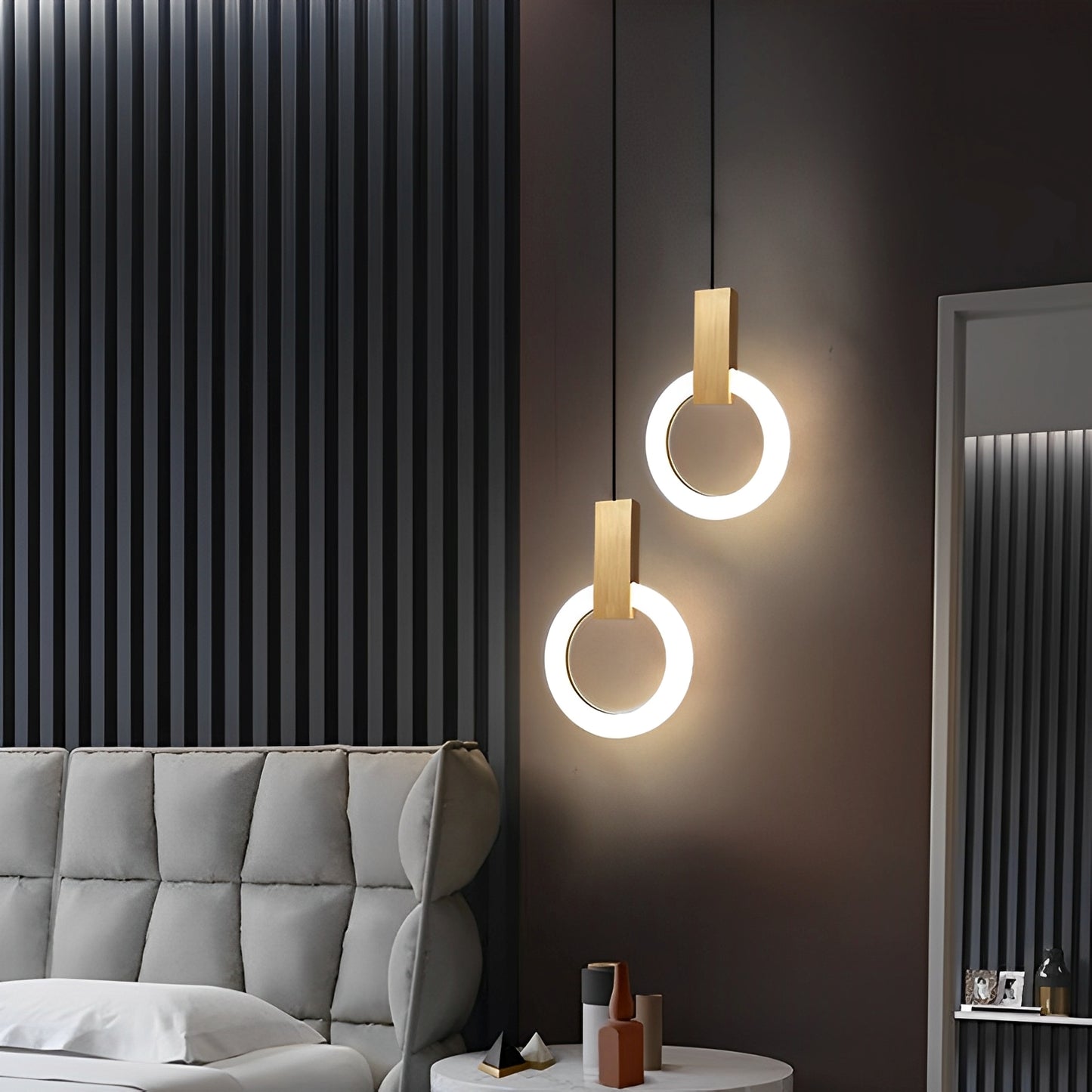 Nordra – LED-Pendelleuchte im nordischen Ringdesign für moderne Wohnräume