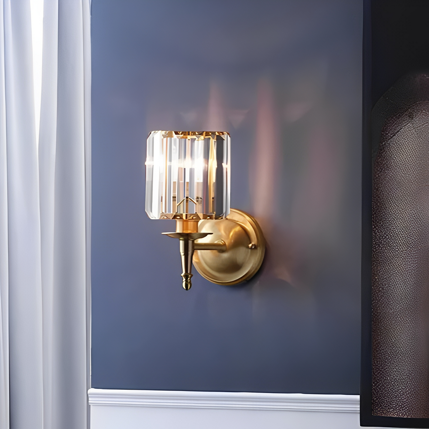 Celestine – Kristall-Wandleuchte im Vintage-Stil: Luxus trifft zeitlose Eleganz