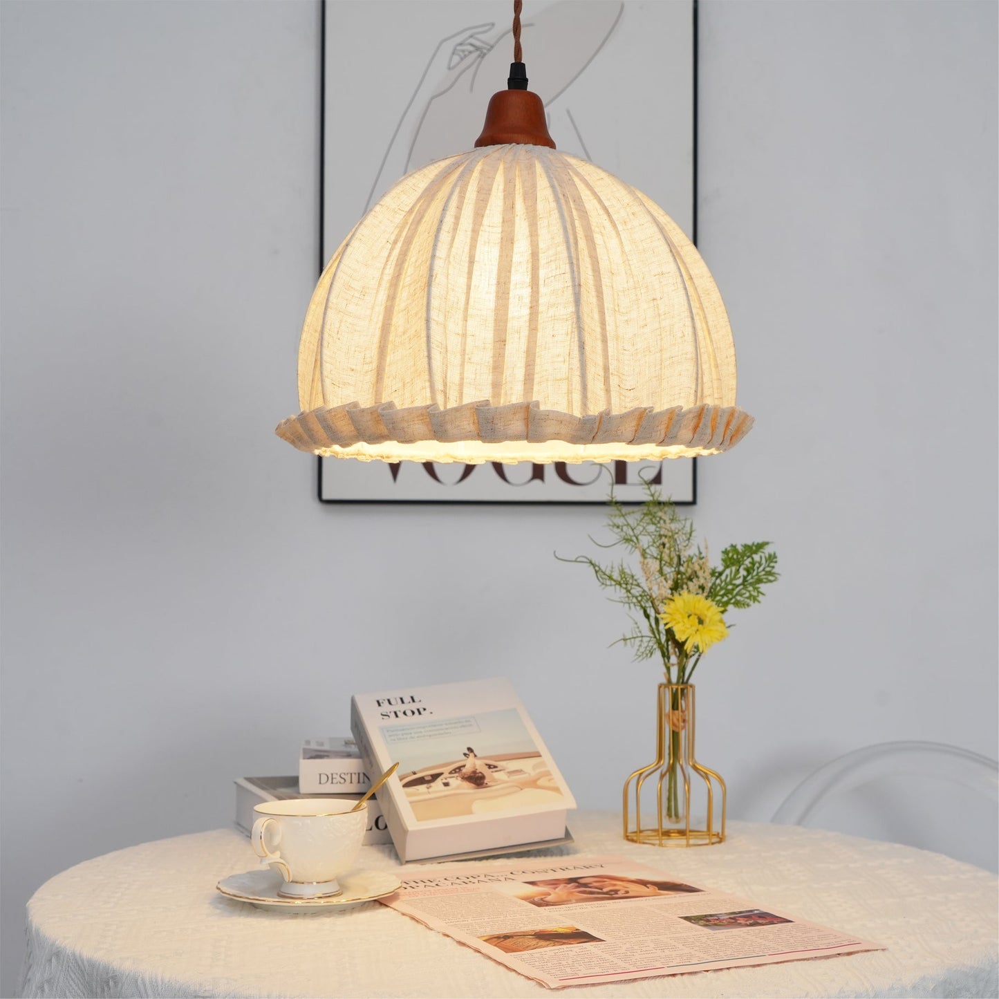 Yna – Stoff-Pendelleuchte
