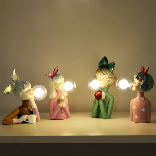 Artiva – Künstlerisch geformte Tischlampe im Boho-Stil