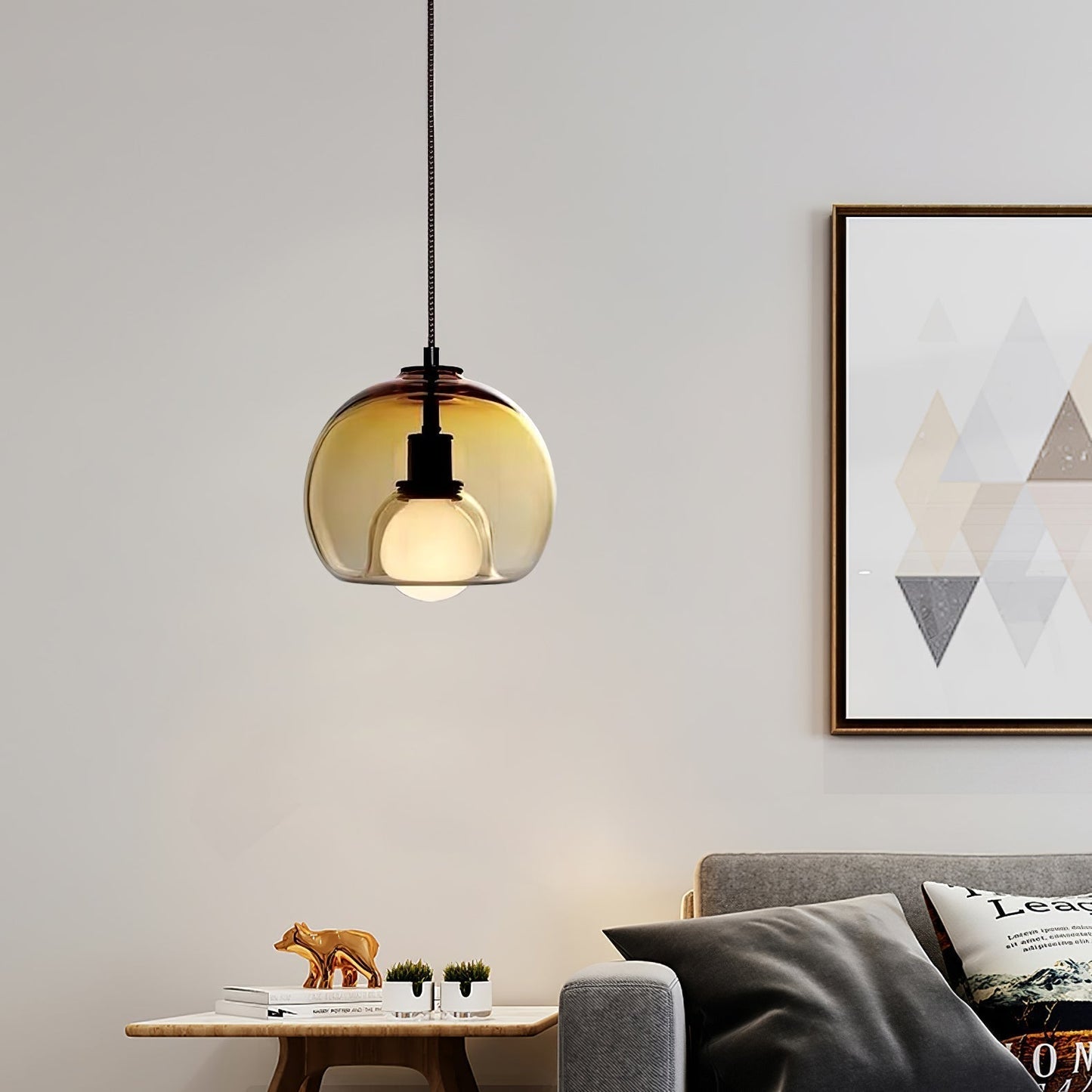 Mila – Postmoderne Kreative Glas-Pendelleuchte