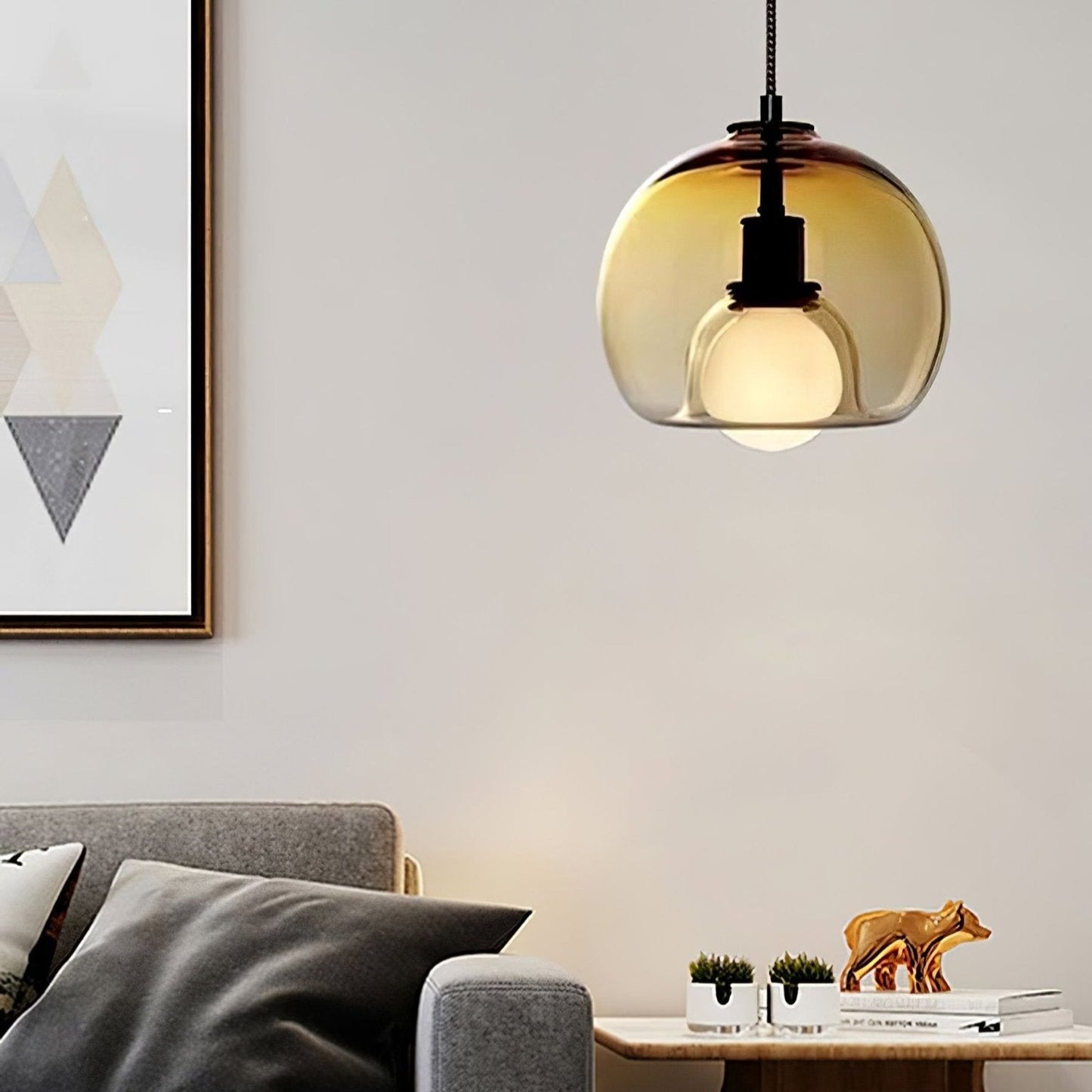 Mila – Postmoderne Kreative Glas-Pendelleuchte