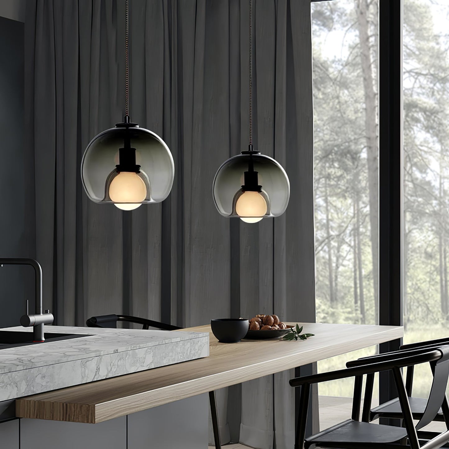 Mila – Postmoderne Kreative Glas-Pendelleuchte