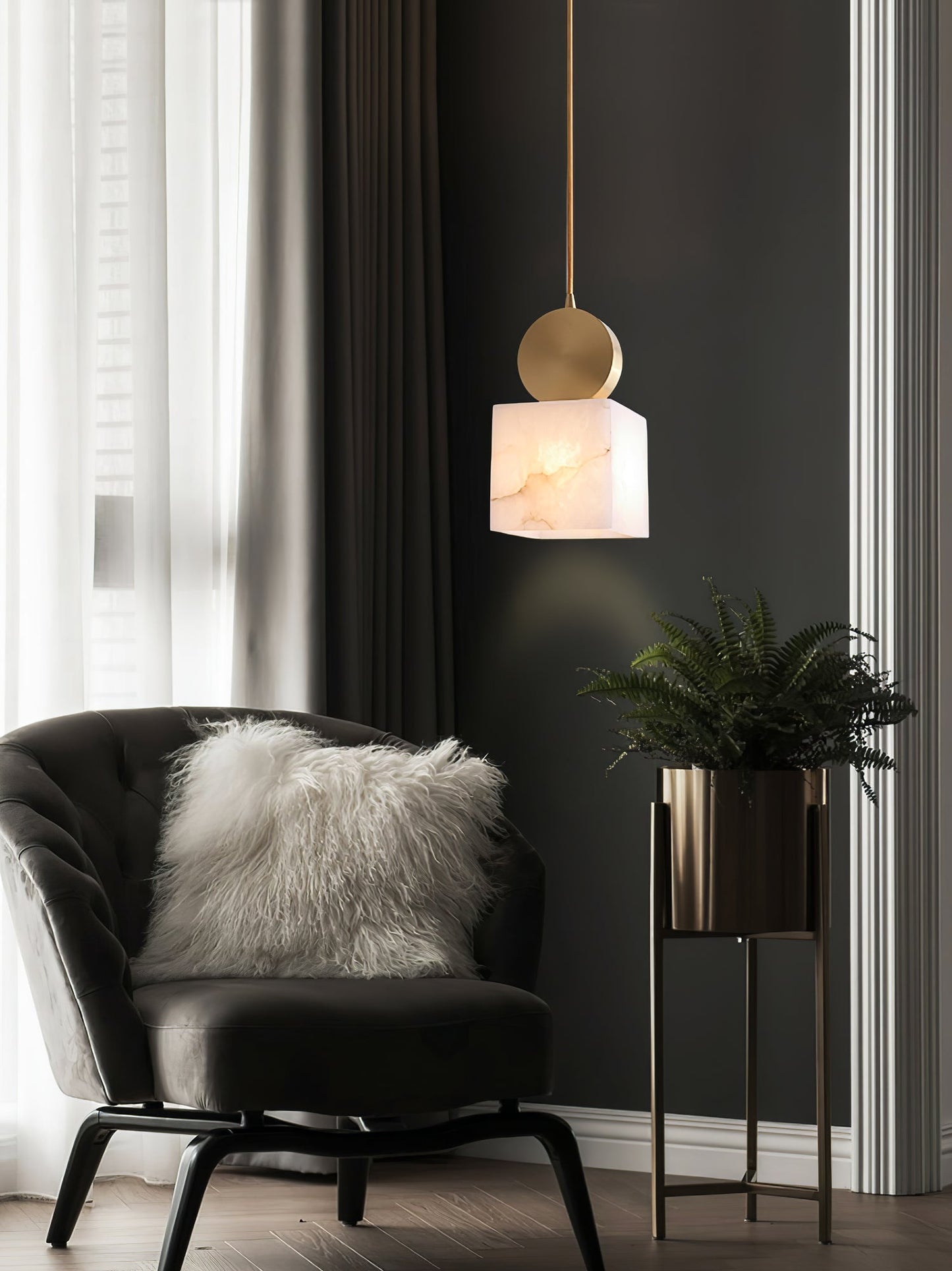 Eric – Alabaster Pendelleuchte
