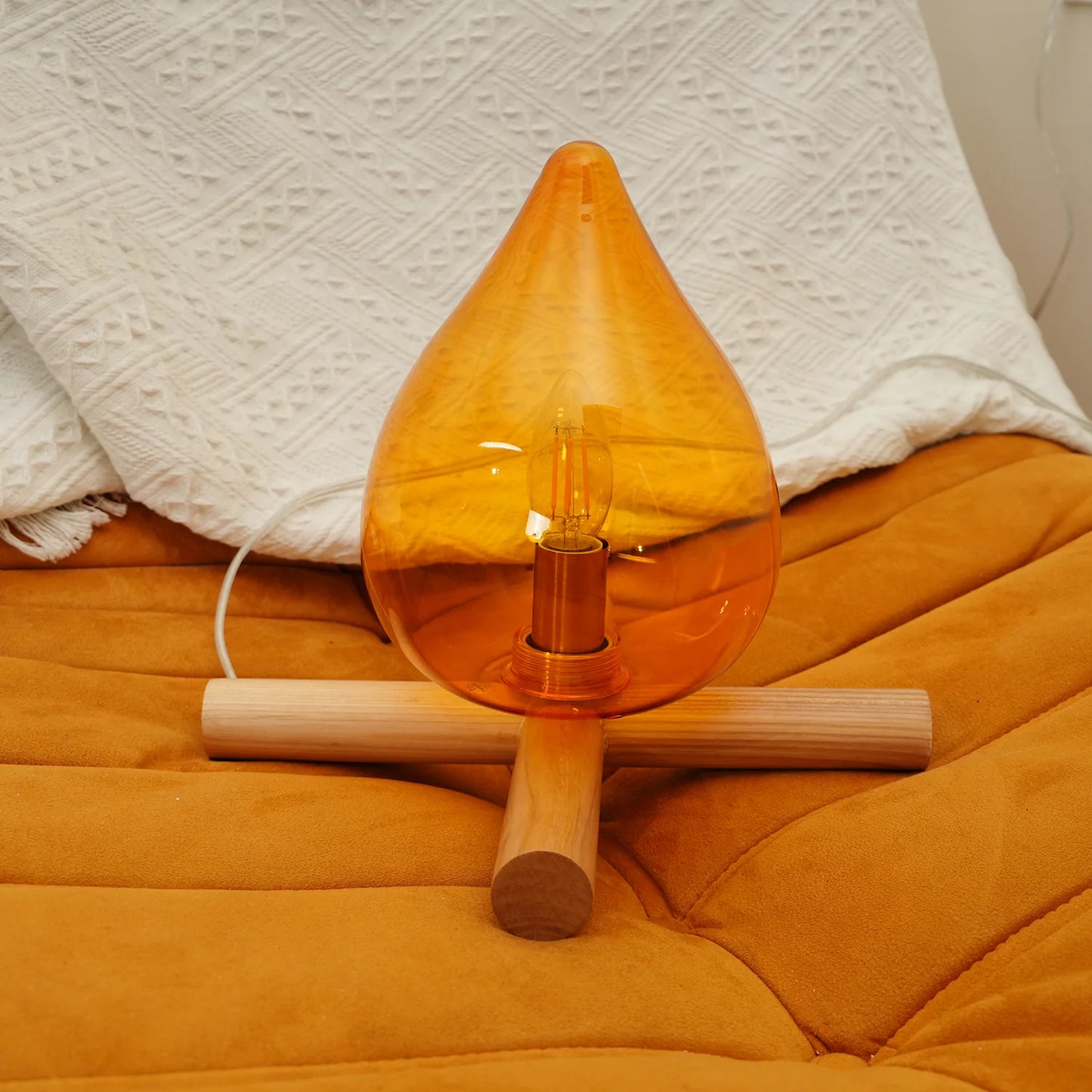 Danny – Retro Tischlampe für Dekoration
