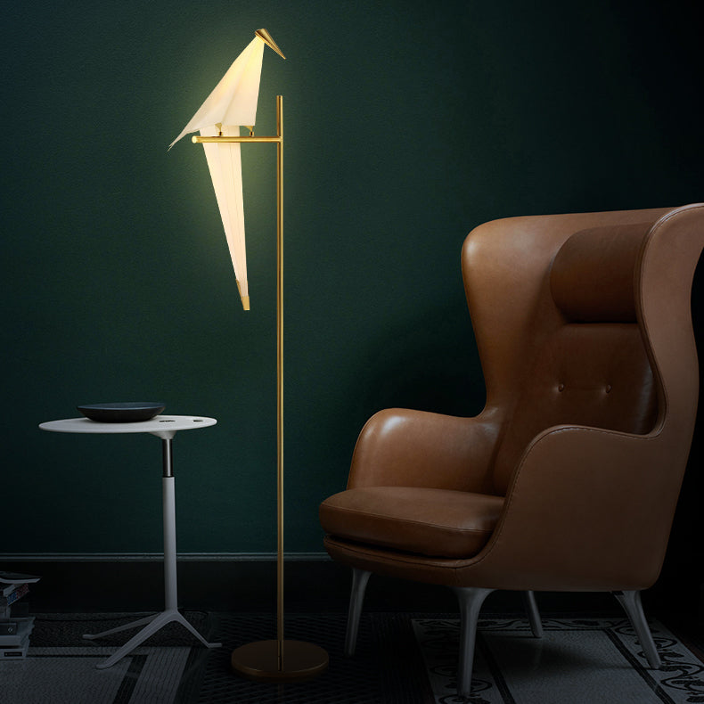 Birdami – Origami-Vogellampe mit filigranem Design