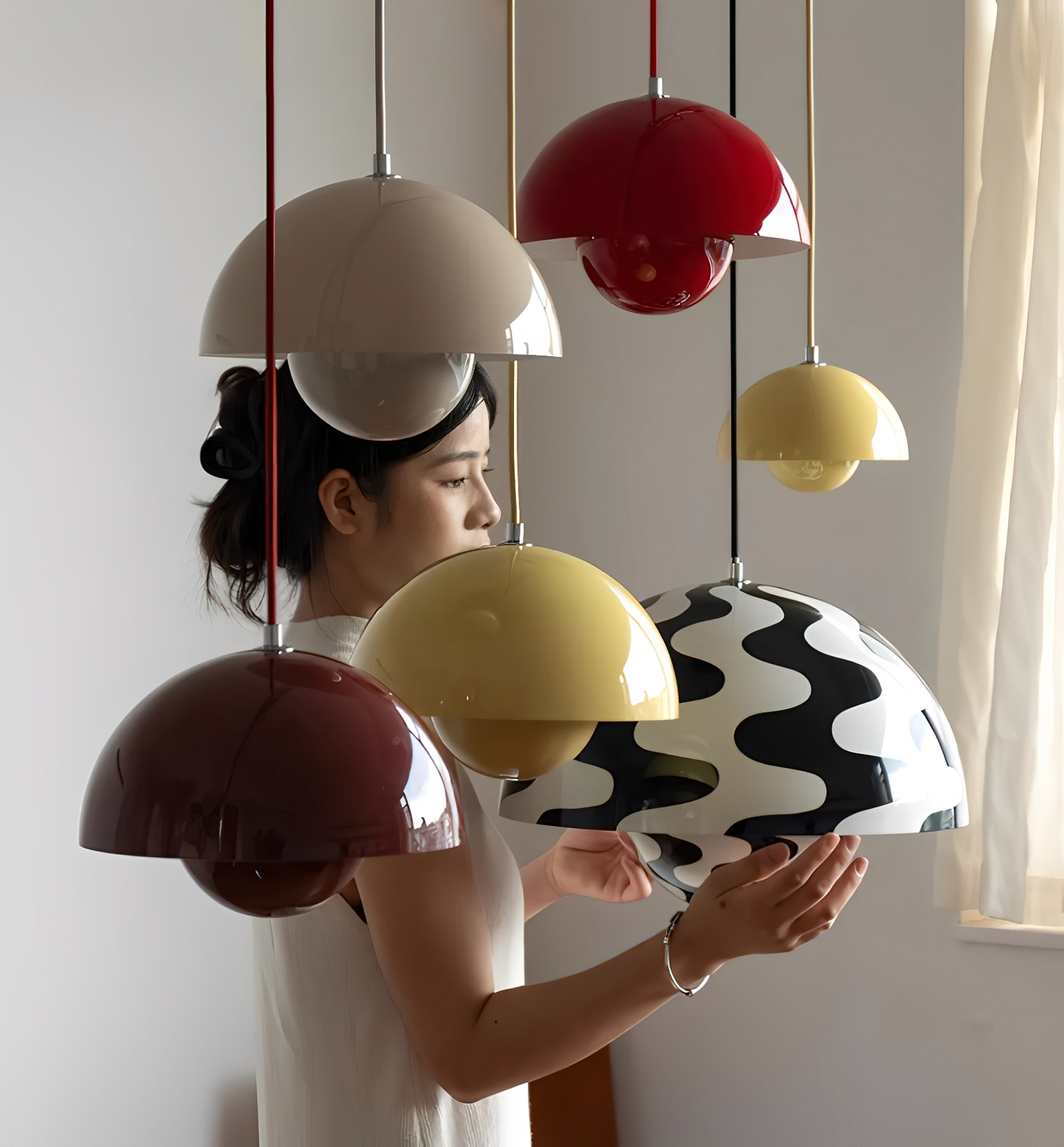 Kaori – Moderner Einflammiger Mini-Kronleuchter
