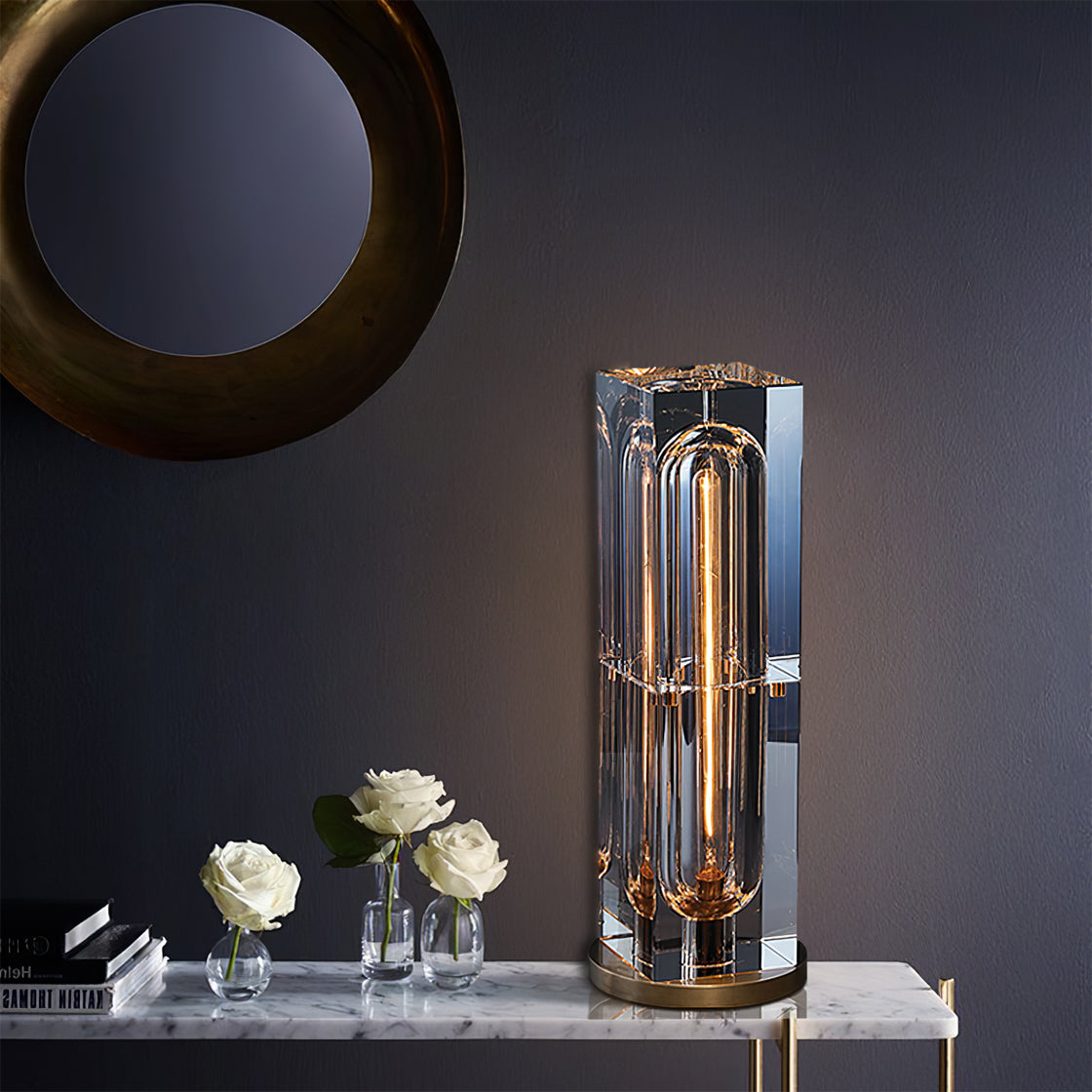 Gera – Kristall-Tischlampe