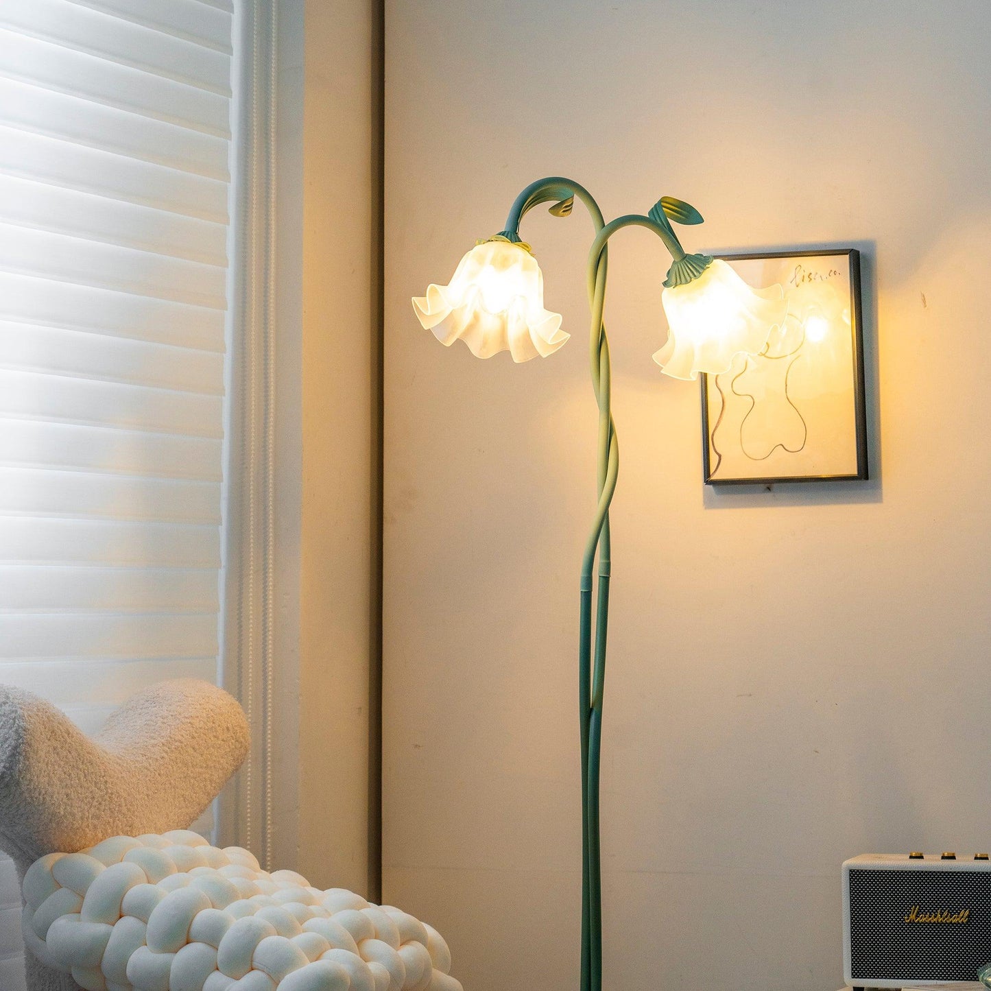 Elska – Calla Blumen Stehleuchte