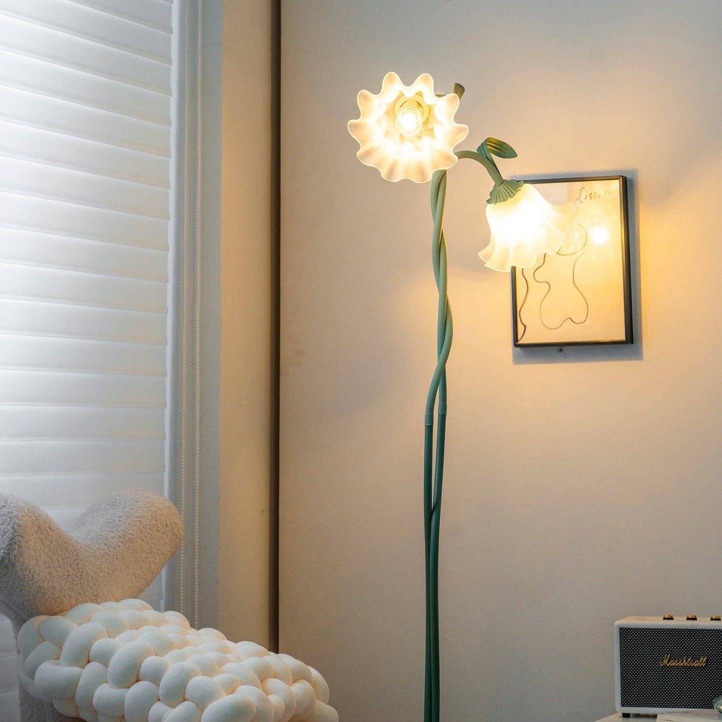 Elska – Calla Blumen Stehleuchte
