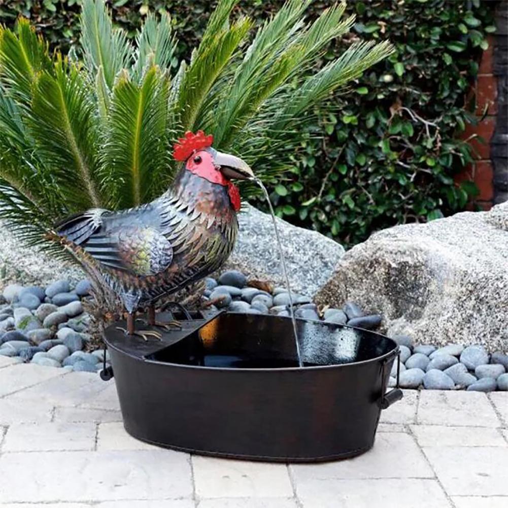 CritterFlow – Tierischer Gartenbrunnen für farbenfrohe Deko