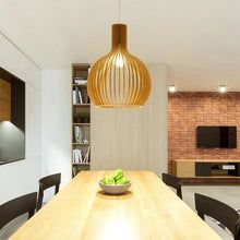 Japanischer Retro-Kronleuchter aus Holz