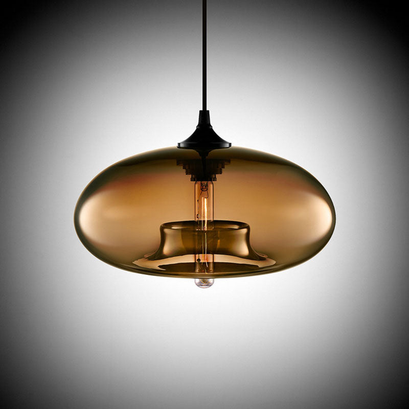 Moderne bunte Pendelleuchten aus Glas