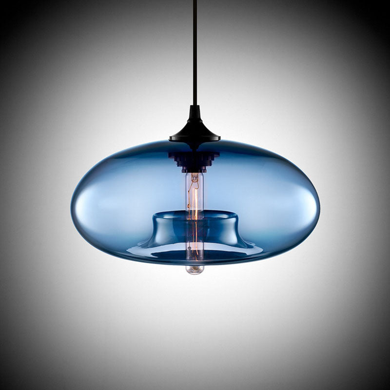 Moderne bunte Pendelleuchten aus Glas