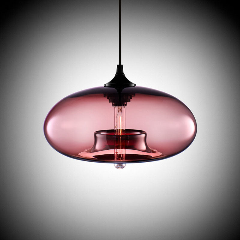 Moderne bunte Pendelleuchten aus Glas