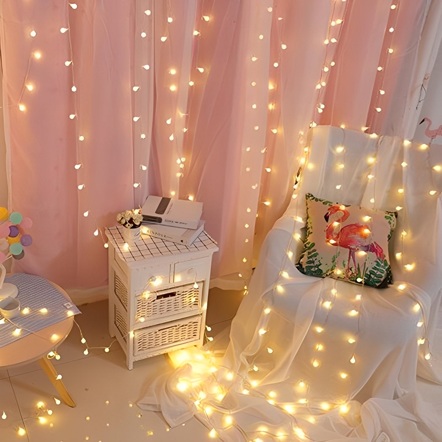 Zahara – LED-Lichterkette mit warmweißem Licht
