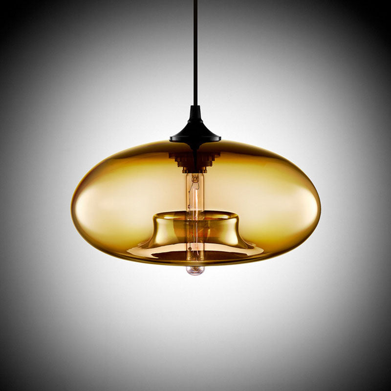 Moderne bunte Pendelleuchten aus Glas