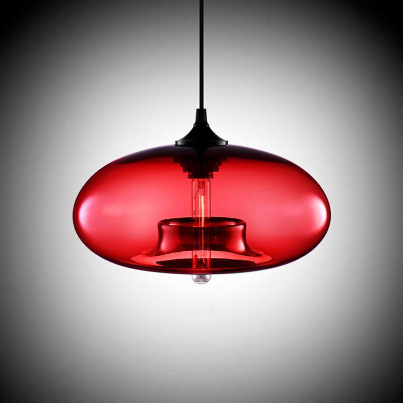 Moderne bunte Pendelleuchten aus Glas