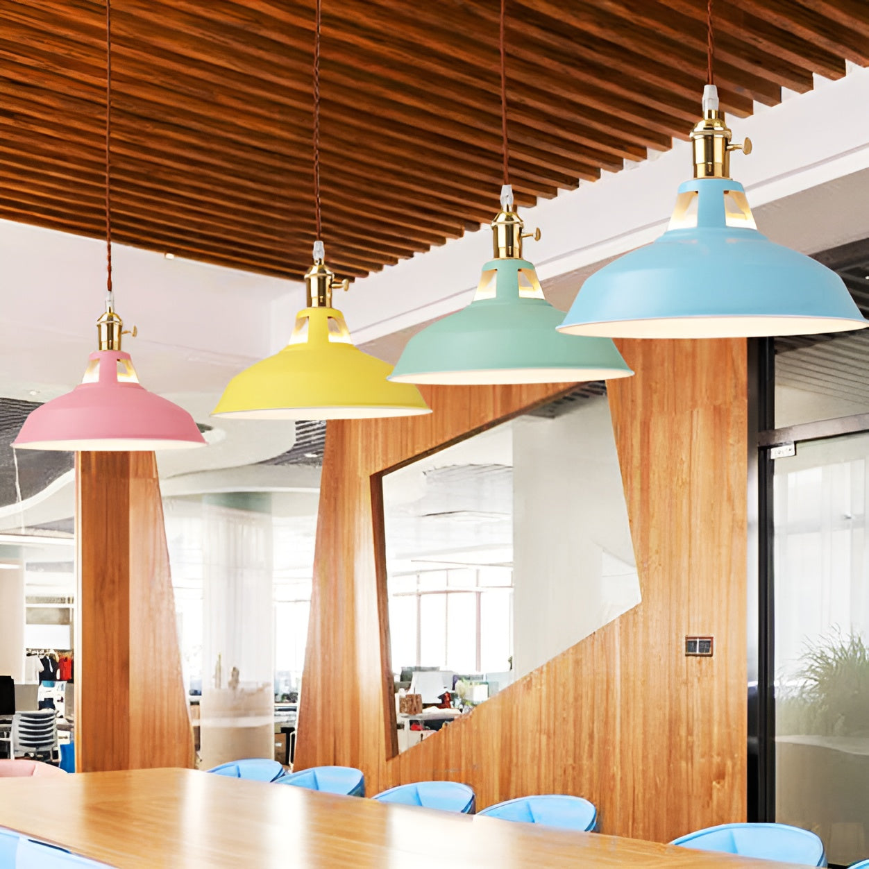 ColorDome Pendelleuchte – Verspielte LED-Leuchte in Macaron-Farbmischung