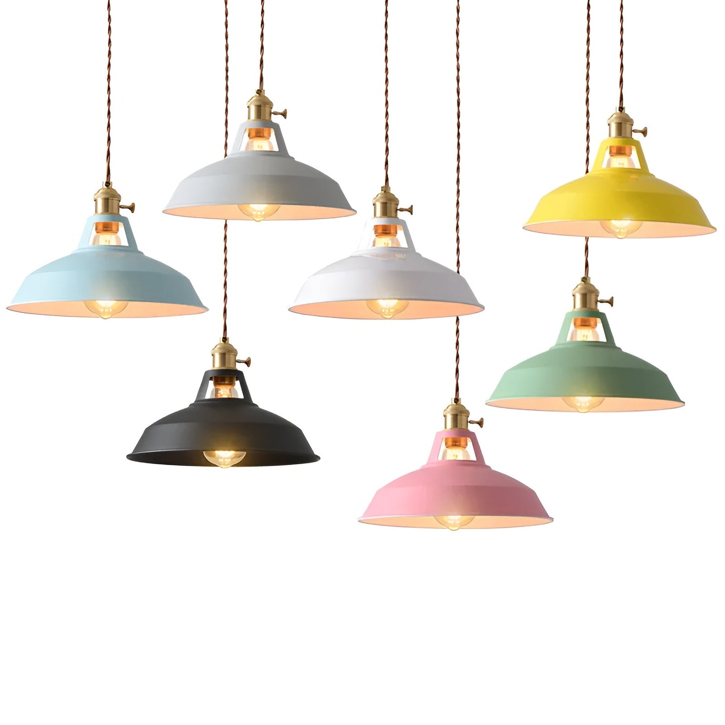 ColorDome Pendelleuchte – Verspielte LED-Leuchte in Macaron-Farbmischung