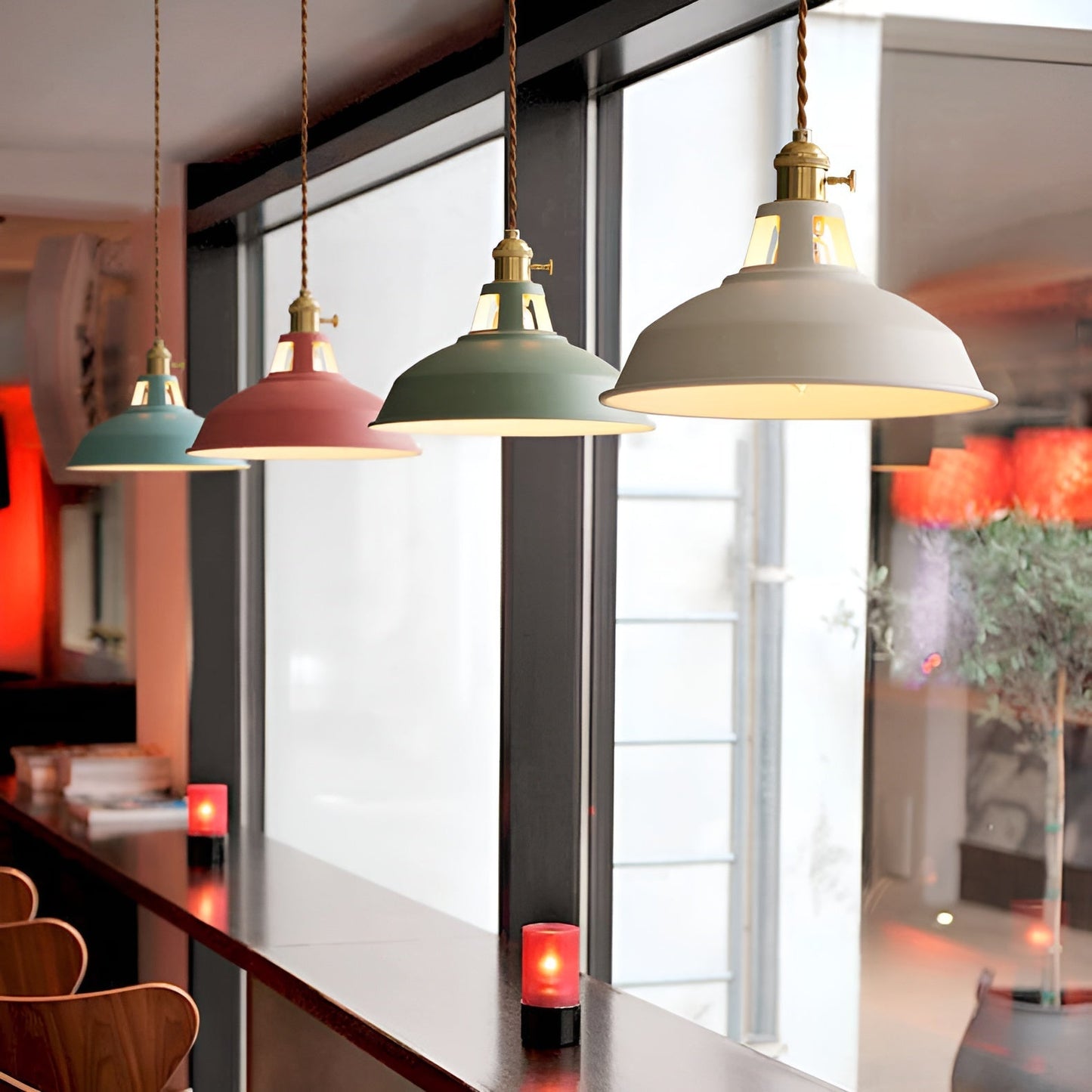 ColorDome Pendelleuchte – Verspielte LED-Leuchte in Macaron-Farbmischung