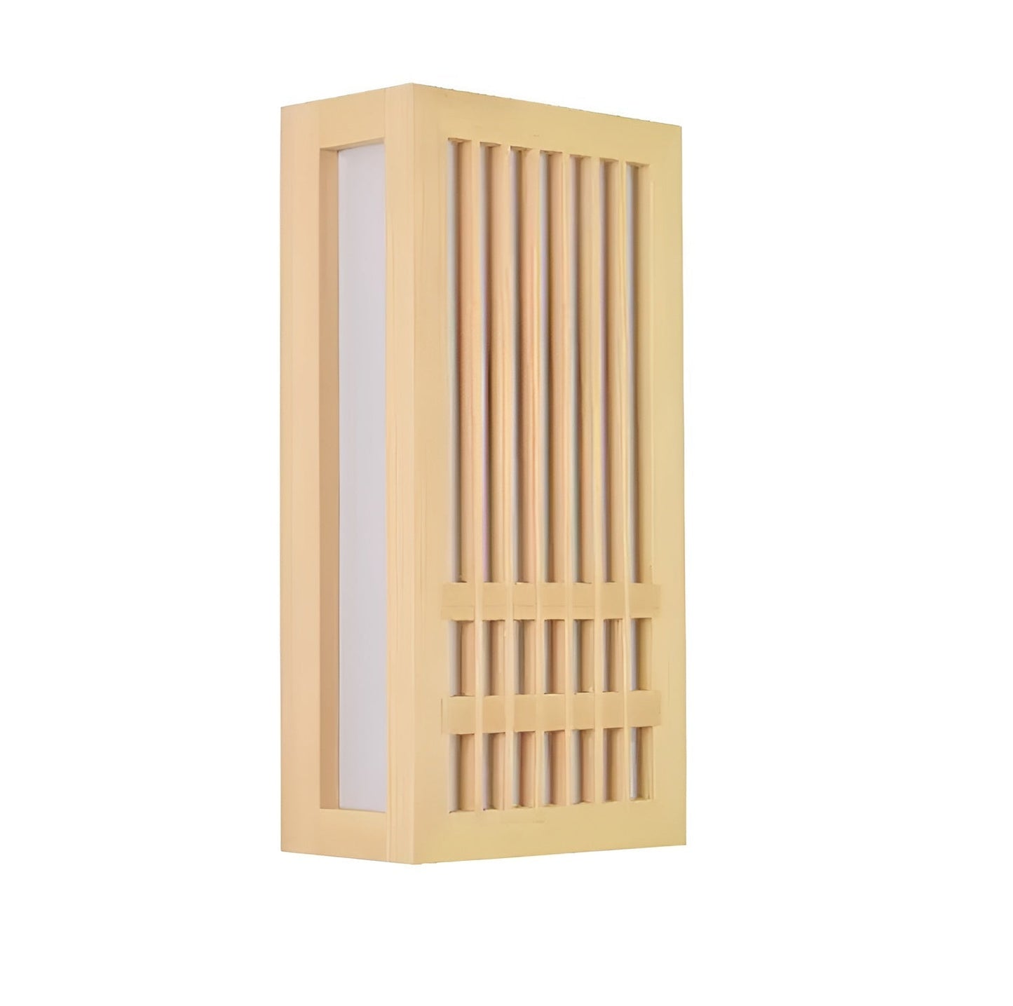 JapandiGlow – Moderne Wandlampe aus Holz & Acryl im Japandi-Stil