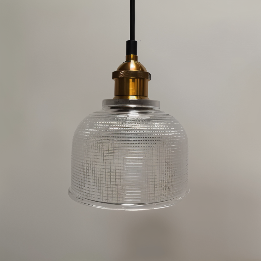 ColorBell RetroLight – Vintage-Pendelleuchte mit farbiger Glasglocke