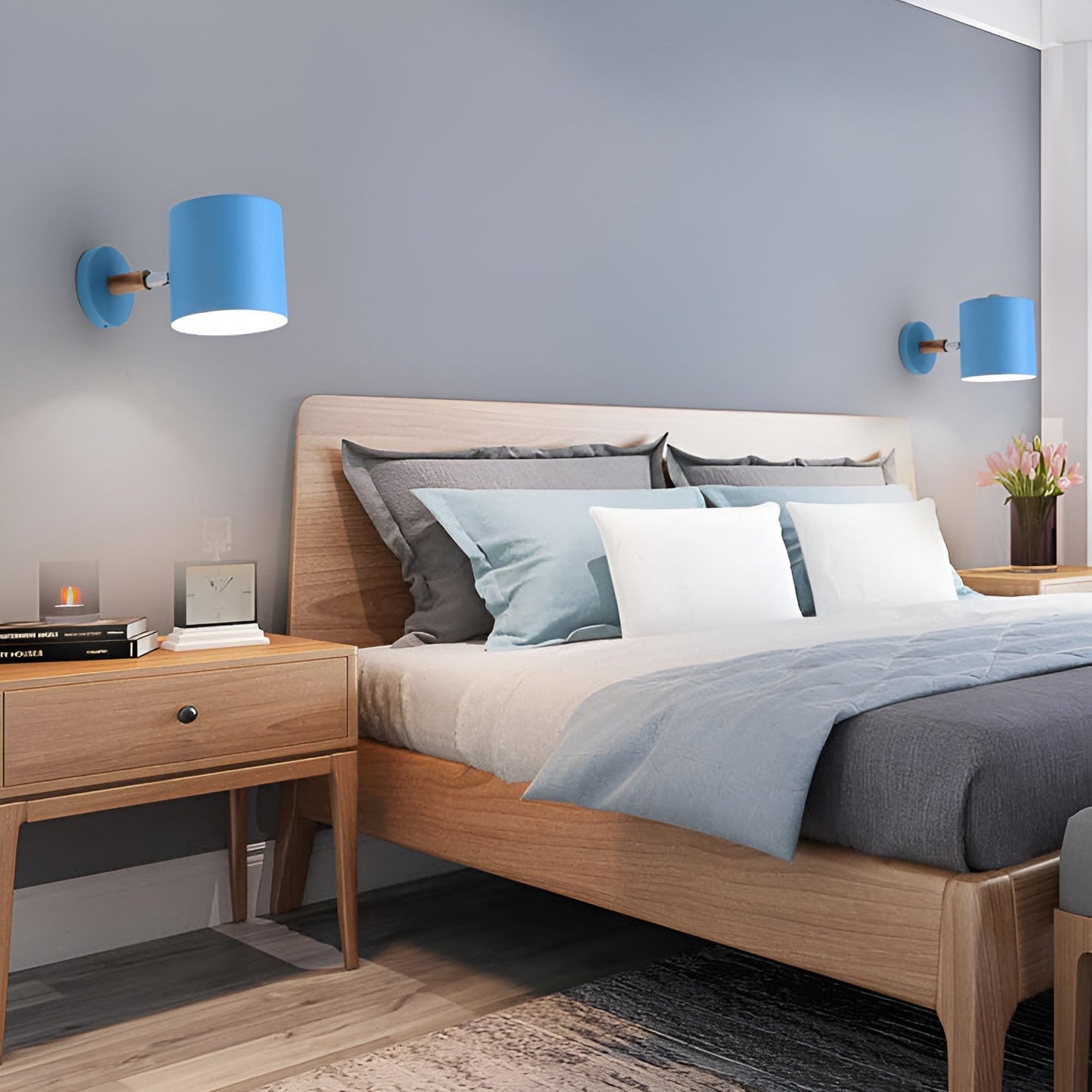 LumiGlow Tischleuchte – Minimalistisches LED-Touch-Licht mit Farbwechsel