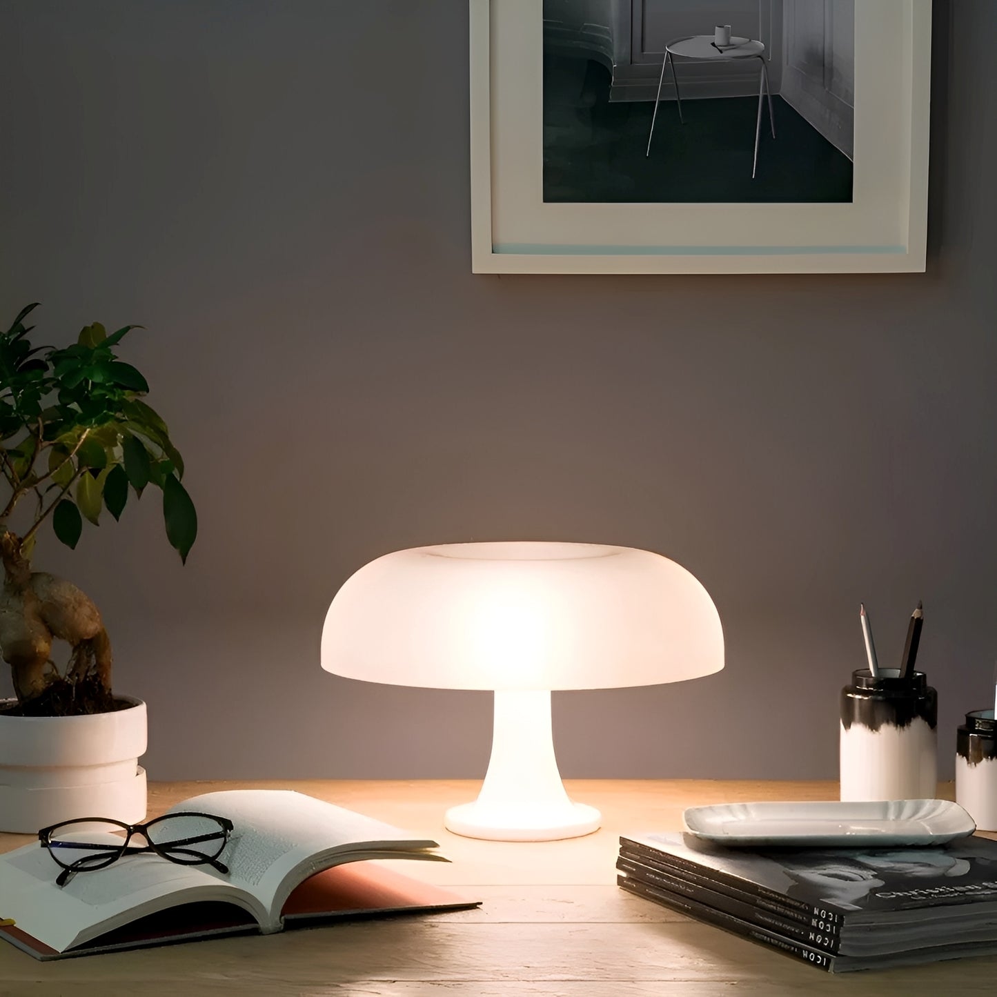 GlowCap – Dekorative Pilz-Tischlampe
