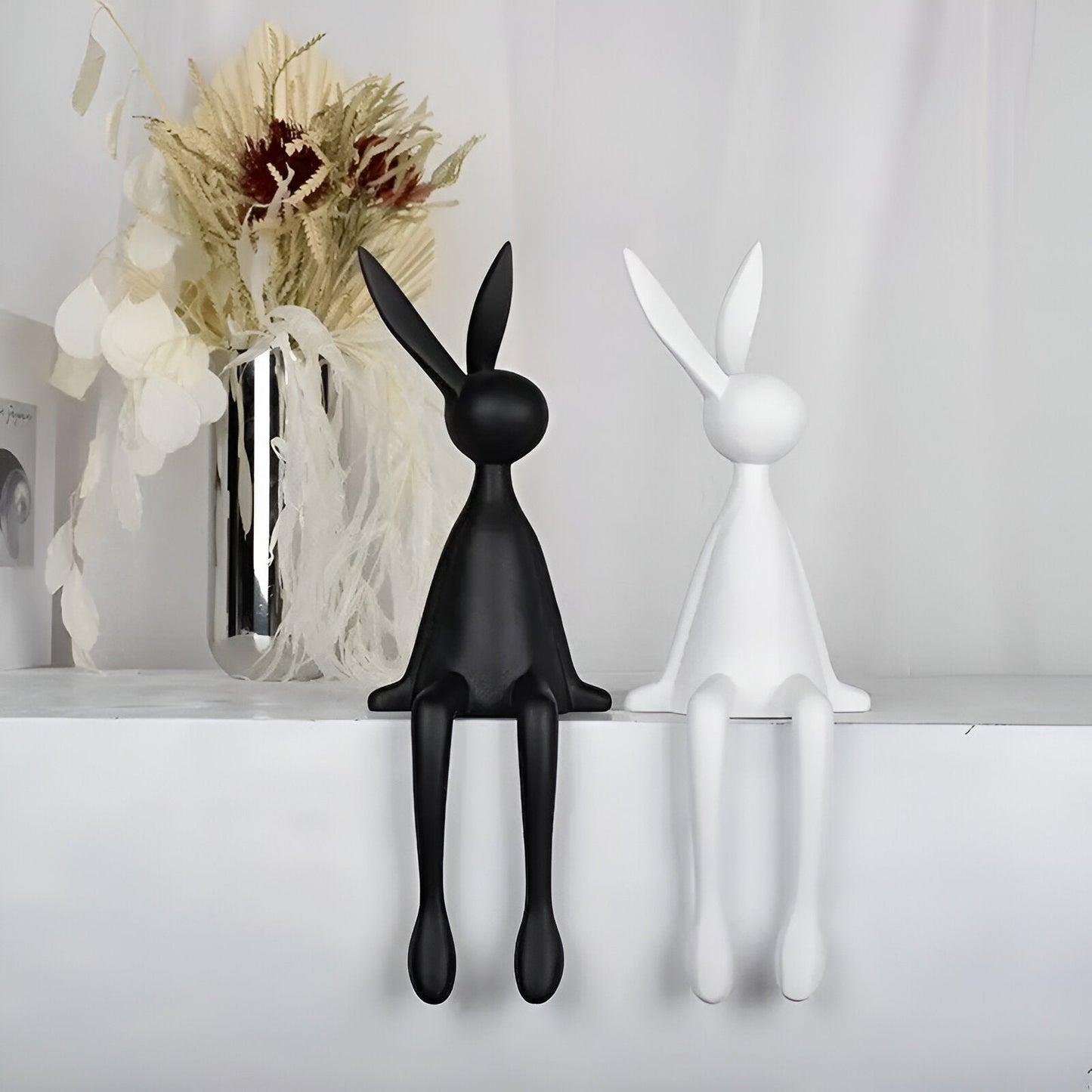 HopArt Osterfigur – Farbenfroher Pop-Art-Hase aus Kunstharz