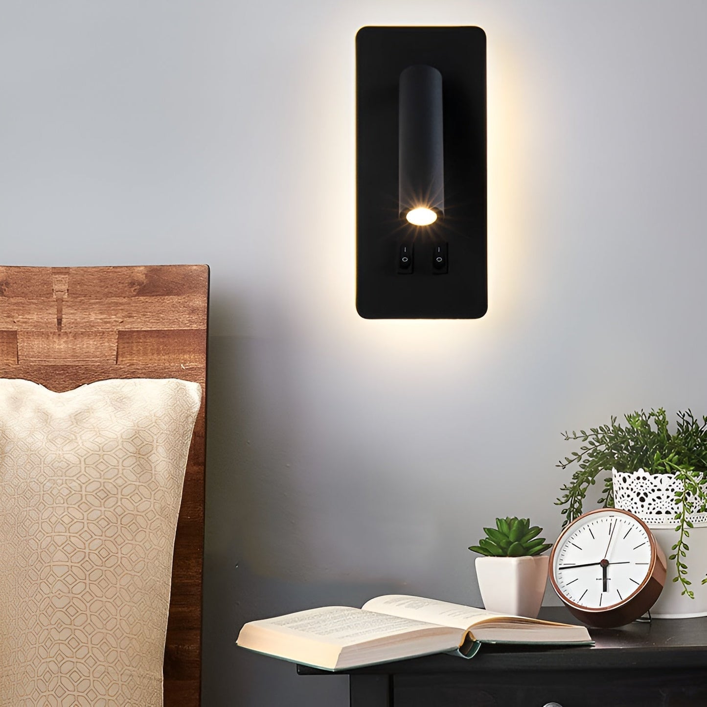 FlexTube Wall – Drehbare Eisen-Wandleuchte in schlichter Optik