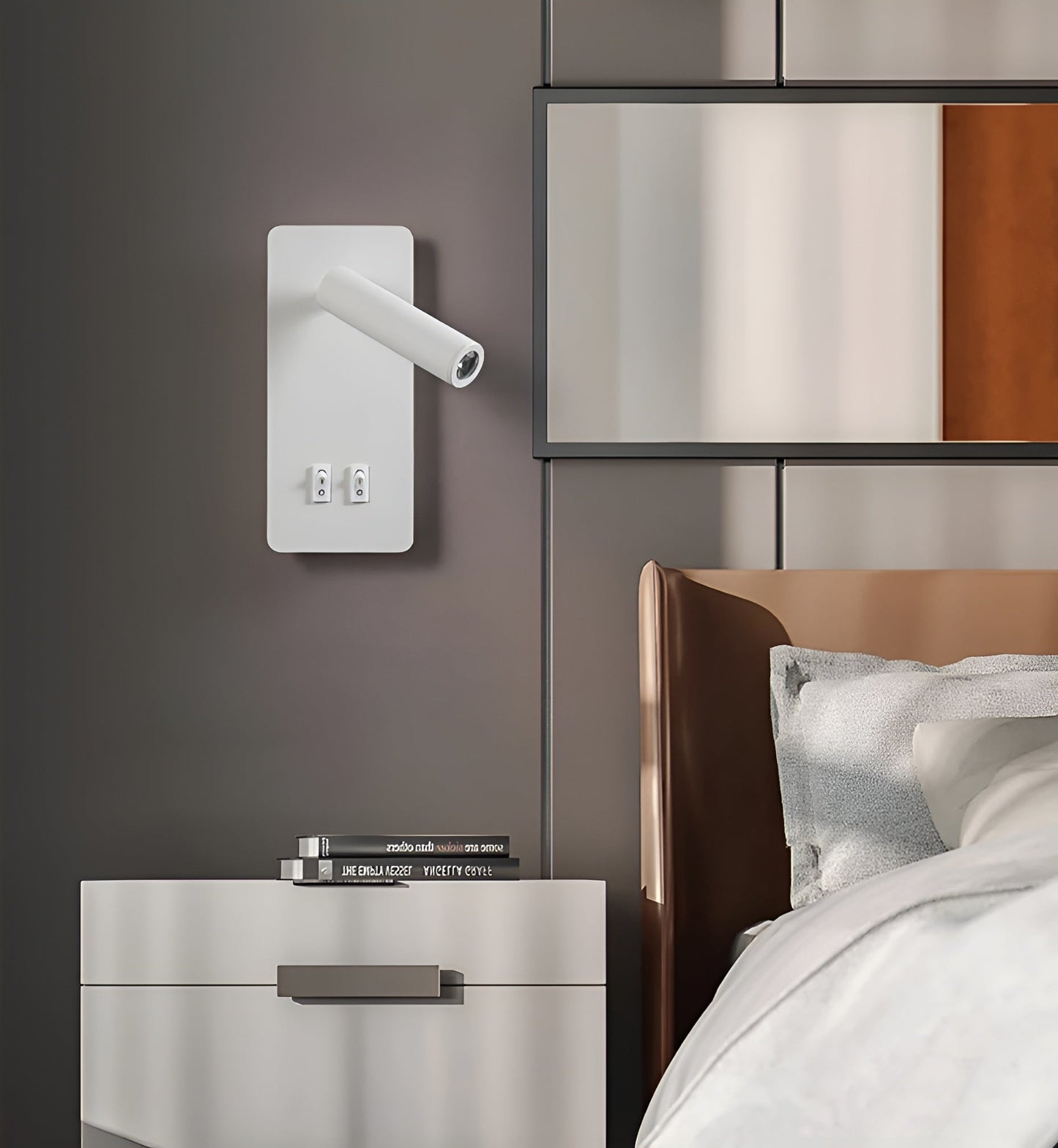 FlexTube Wall – Drehbare Eisen-Wandleuchte in schlichter Optik